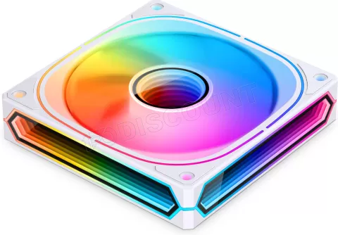 Photo de Ventilateur de boitier Jonsbo FR-505 Reverse RGB - 12cm (Blanc)
