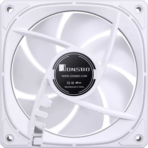 Photo de Ventilateur de boitier Jonsbo FR-505 Reverse RGB - 12cm (Blanc)