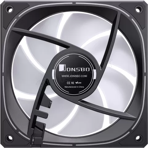 Photo de Ventilateur de boitier Jonsbo FR-505 Reverse RGB - 12cm (Noir)