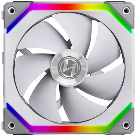 Photo de Ventilateur de boitier Lian Li SL120 PWM RGB 12cm (Blanc)