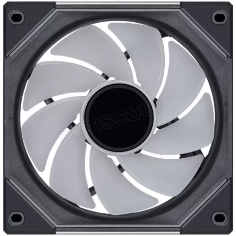 Photo de Ventilateur de boitier Lian Li Uni Fan SL-Infinity Reverse RGB - 12cm (Noir)