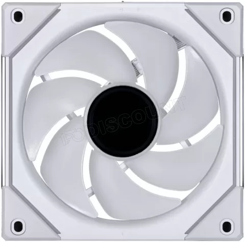 Photo de Ventilateur de boitier Lian Li Uni Fan SL-Infinity RGB - 12cm (Blanc)