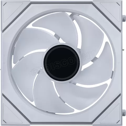 Photo de Ventilateur de boitier Lian Li Uni Fan SL-Infinity Wireless Reverse RGB - 12cm (Blanc)