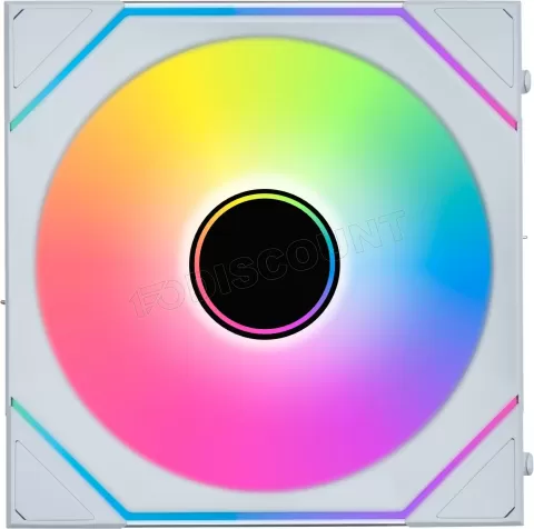 Photo de Ventilateur de boitier Lian Li Uni Fan SL-Infinity Wireless RGB - 14cm (Blanc)