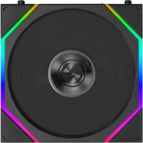Photo de Ventilateur de boitier Lian Li Uni Fan TL Flex Reverse RGB - 12cm (Noir)