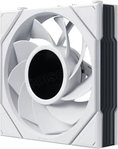 Photo de Ventilateur de boitier Lian Li Uni Fan TL LCD Flex Reverse RGB - 12cm (Blanc)