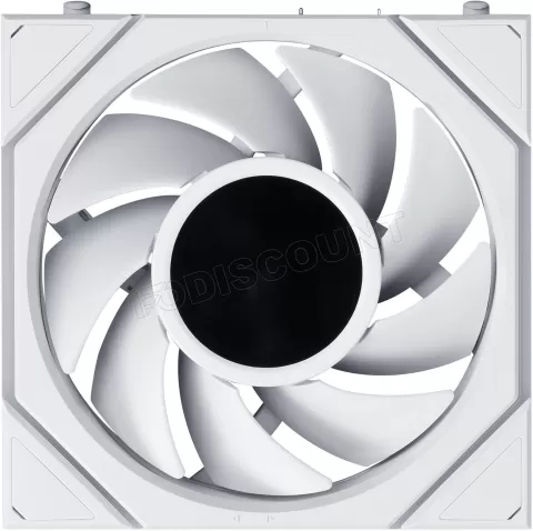 Photo de Ventilateur de boitier Lian Li Uni Fan TL LCD Flex RGB - 12cm (Blanc)