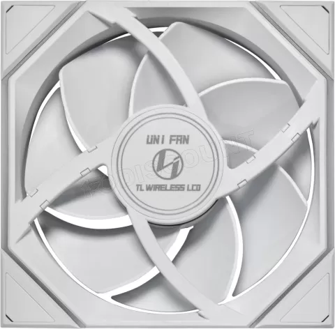 Photo de Ventilateur de boitier Lian Li Uni Fan TL Wireless LCD Reverse RGB - 14cm (Blanc)