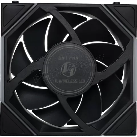 Photo de Ventilateur de boitier Lian Li Uni Fan TL Wireless LCD RGB - 12cm (Noir)