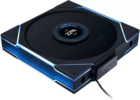 Photo de Ventilateur de boitier Lian Li Uni Fan TL Wireless LCD RGB - 14cm (Noir)