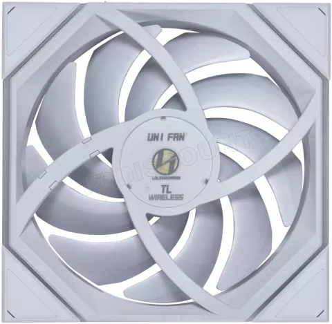 Photo de Ventilateur de boitier Lian Li Uni Fan TL Wireless Reverse RGB - 14cm (Blanc)