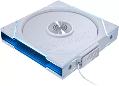 Photo de Ventilateur de boitier Lian Li Uni Fan TL Wireless RGB - 14cm (Blanc)