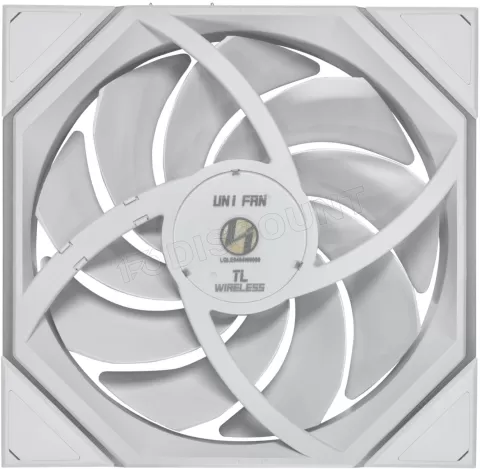 Photo de Ventilateur de boitier Lian Li Uni Fan TL Wireless RGB - 14cm (Blanc)