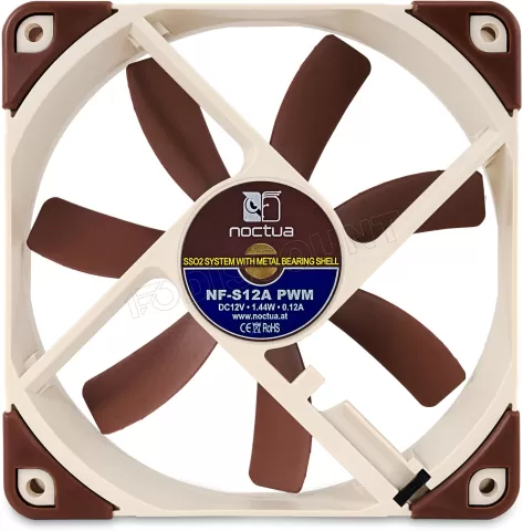 Photo de Ventilateur de boitier Noctua NF-S12A PWM (12cm)