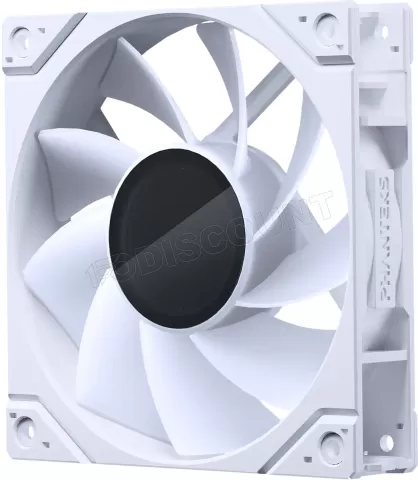 Photo de Ventilateur de boitier Phanteks M25 Gen2 Reverse RGB - 12cm (Blanc)