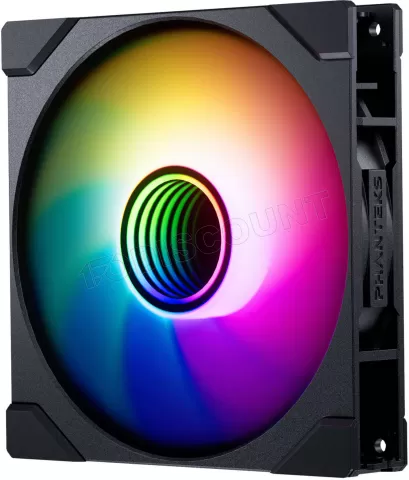 Photo de Ventilateur de boitier Phanteks M25 Gen2 Reverse RGB - 14cm (Noir)