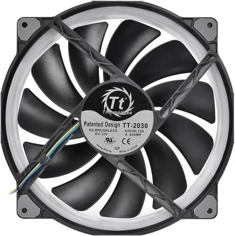 Photo de Ventilateur de boitier Thermaltake Riing Plus 20 LED RGB TT Premium Edition (20cm)