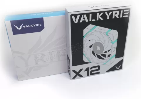 Photo de Ventilateur de boîtier Valkyrie X12 RGB - 12cm (Blanc)