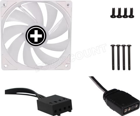 Photo de Ventilateur  de boitier Xilence Performance A+ XPF120 ARGB PWM 12cm (Blanc)