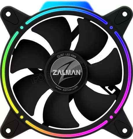 Photo de Ventilateur de boitier Zalman RFD120A RGB - 12cm (Noir)