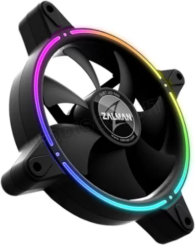 Photo de Ventilateur de boitier Zalman RFD120A RGB - 12cm (Noir)