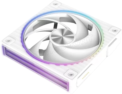 Photo de Ventilateur de boitier Zalman ZM-DF120 RGB - 12cm (Blanc)