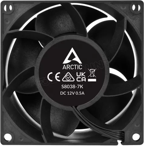 Photo de Ventilateur de serveur Arctic S8038-7K - 8cm (Noir)