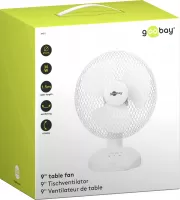 Photo de Ventilateur de table Goobay - Ø 25cm (Blanc)