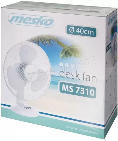Photo de Ventilateur de table Mesko MS-7310 (Blanc)