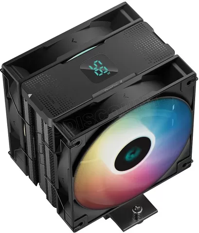 Photo de Ventilateur pour processeur DeepCool AG400 Digital Plus RGB (Noir)
