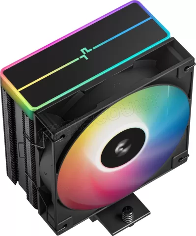 Photo de Ventilateur pour processeur DeepCool AG400 V2 RGB (Noir)