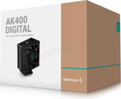 Photo de Ventilateur pour processeur DeepCool AK400 Digital Pro RGB (Noir)