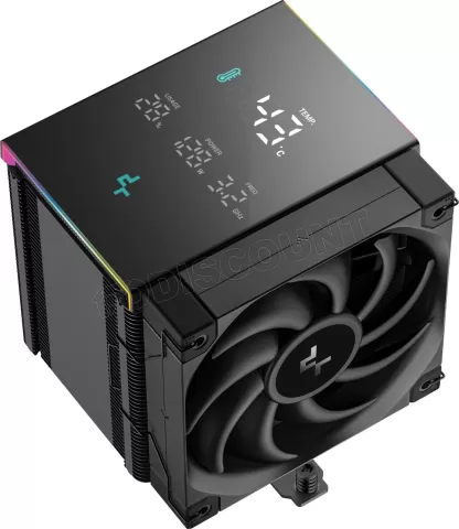 Photo de Ventilateur pour processeur DeepCool AK500 Digital Pro RGB (Noir)
