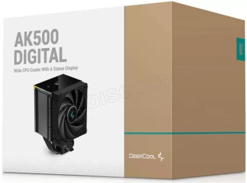 Photo de Ventilateur pour processeur DeepCool AK500 Digital RGB (Noir)