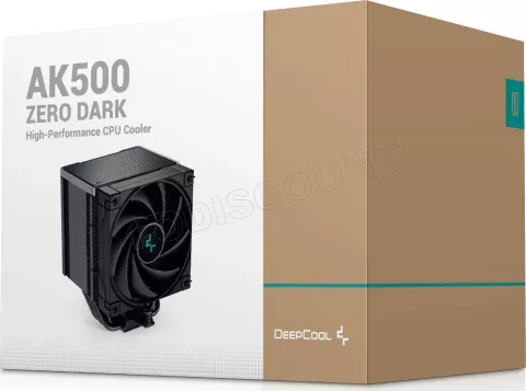 Photo de Ventilateur pour processeur DeepCool AK500 Zero Dark (Noir)