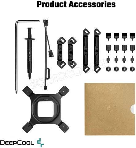 Photo de Ventilateur pour processeur DeepCool AK620 Digital Pro RGB (Noir)