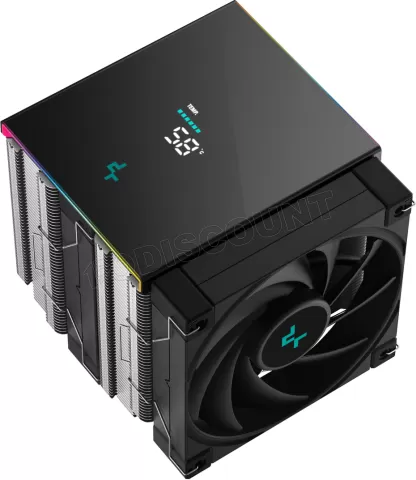 Photo de Ventilateur pour processeur DeepCool AK620 Digital SE RGB (Noir)