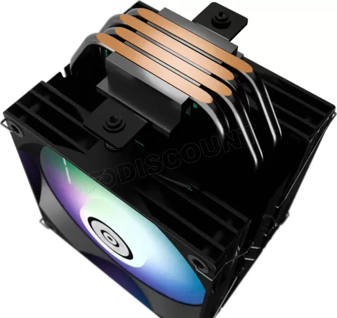 Photo de Ventilateur pour processeur Enermax ETS-T41D Digital RGB (Noir)