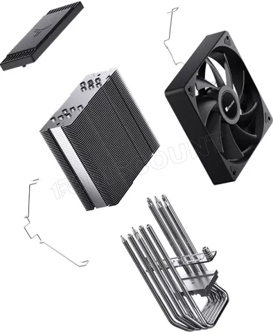 Photo de Ventilateur pour processeur Jonsbo CR-1000 Max V2 (Noir)