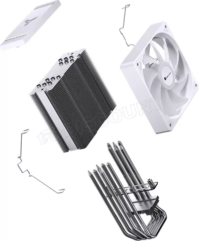 Photo de Ventilateur pour processeur Jonsbo CR-1000 Max V2 RGB (Blanc)