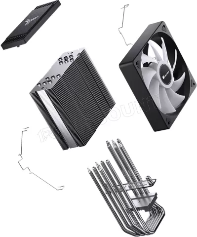 Photo de Ventilateur pour processeur Jonsbo CR-1000 Max V2 RGB (Noir)