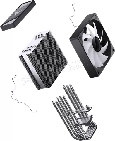 Photo de Ventilateur pour processeur Jonsbo CR-1000V3 Pro Color RGB (Noir)