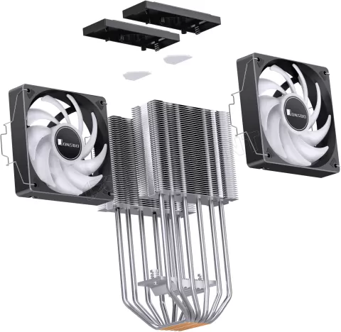 Photo de Ventilateur pour processeur Jonsbo CR-3000E Color RGB (Noir)