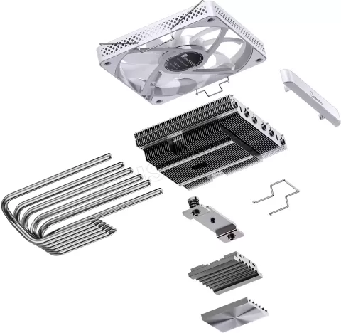 Photo de Ventilateur pour processeur Jonsbo HP-600 RGB (Blanc)