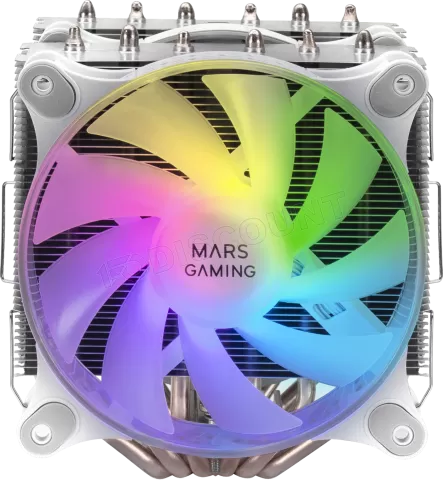 Photo de Ventilateur pour processeur Mars Gaming MCPU-XT RGB (Blanc)