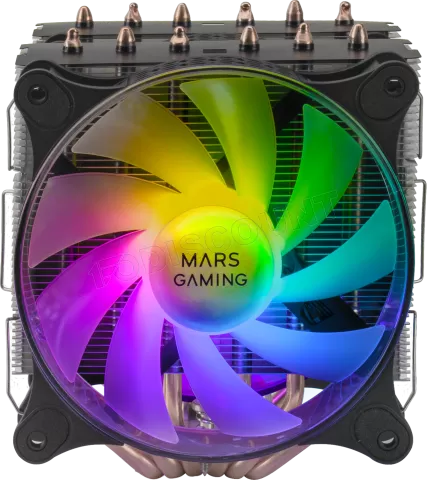Photo de Ventilateur pour processeur Mars Gaming MCPU-XT RGB (Noir)