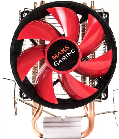 Photo de Ventilateur pour processeur Mars Gaming MCPU117 (Noir/Rouge)