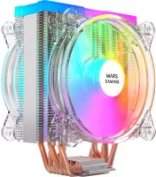 Photo de Ventilateur pour processeur Mars Gaming MCPU66 RGB (Transparent)
