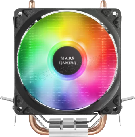 Photo de Ventilateur pour processeur Mars Gaming MCPUA RGB (Noir)