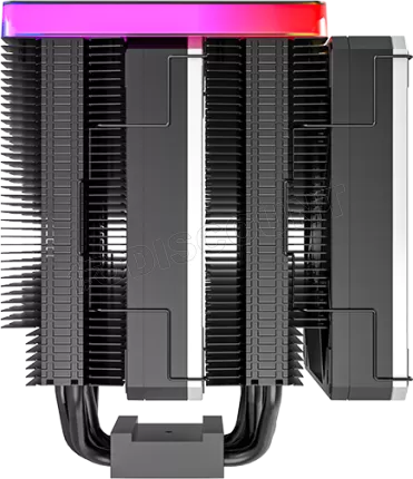 Photo de Ventilateur pour processeur Montech Metal DT24 Premium RGB (Noir)